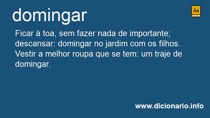 Significado de domingasse