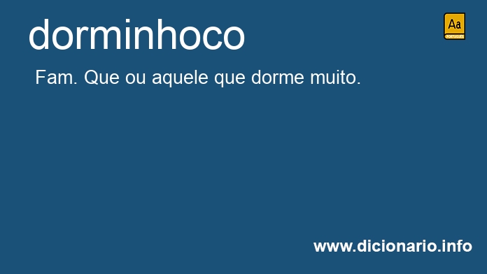 Significado de dorminhocos