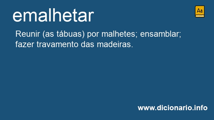 Significado de emalheta