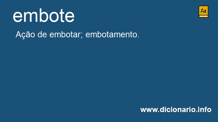 Significado de embote