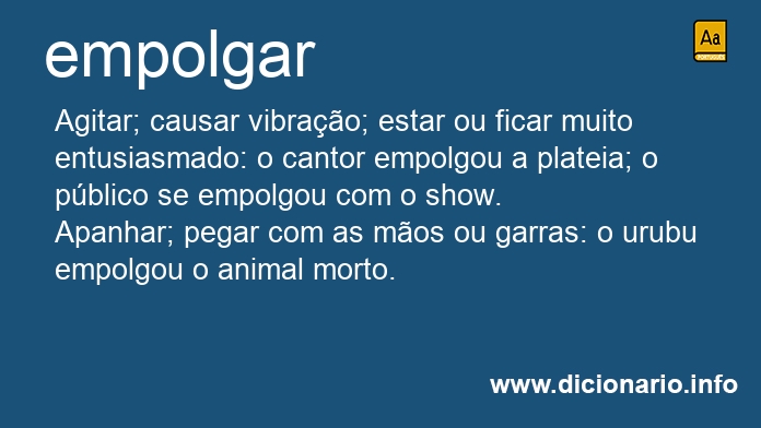 Significado de empolgaste