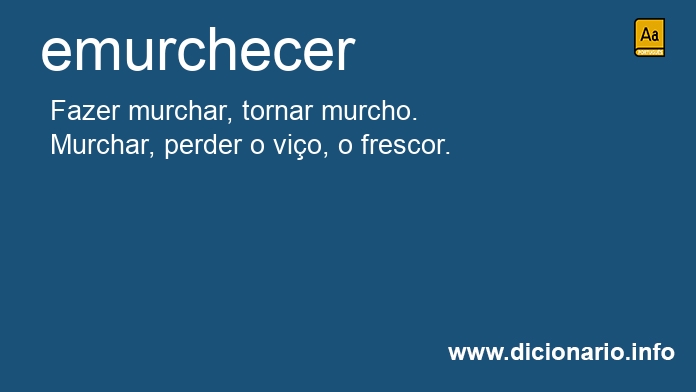 Significado de emurcheceis