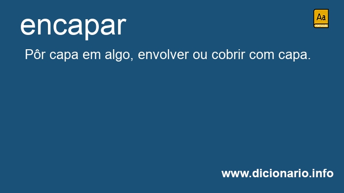 Significado de encaparo