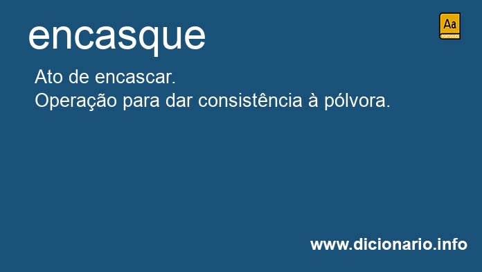 Significado de encasque