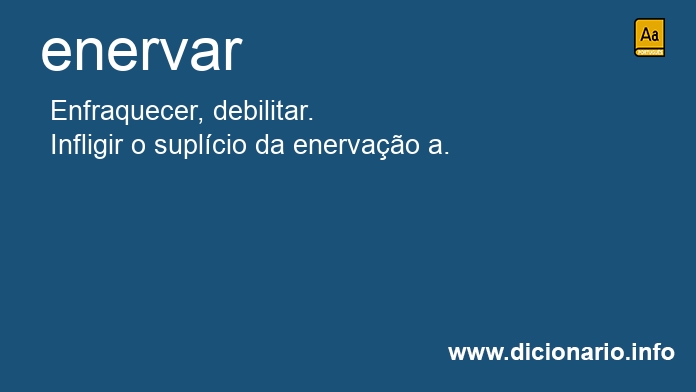 Significado de enervares