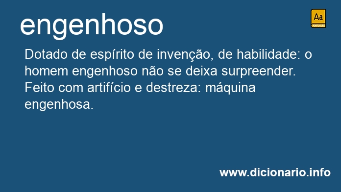 Significado de engenhosos