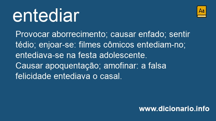 Significado de entedies