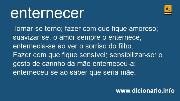 Significado de enternecera