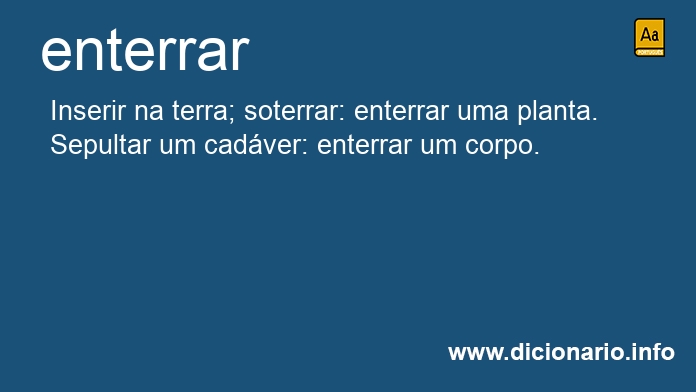 Significado de enterram