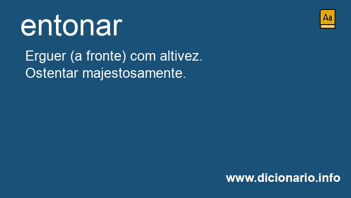 Significado de entonars