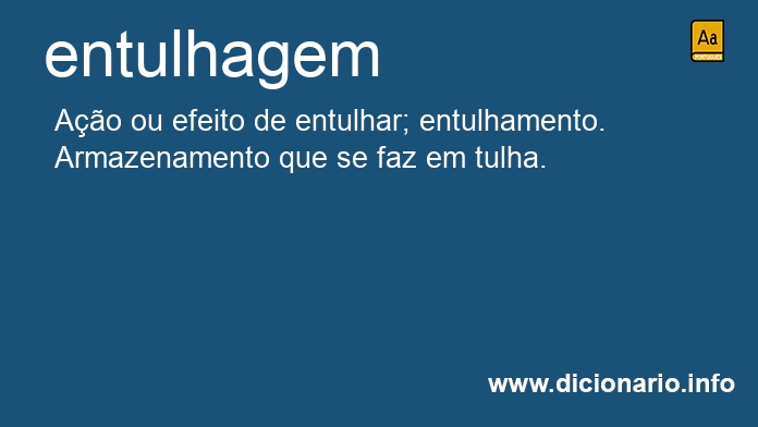 Significado de entulhagem