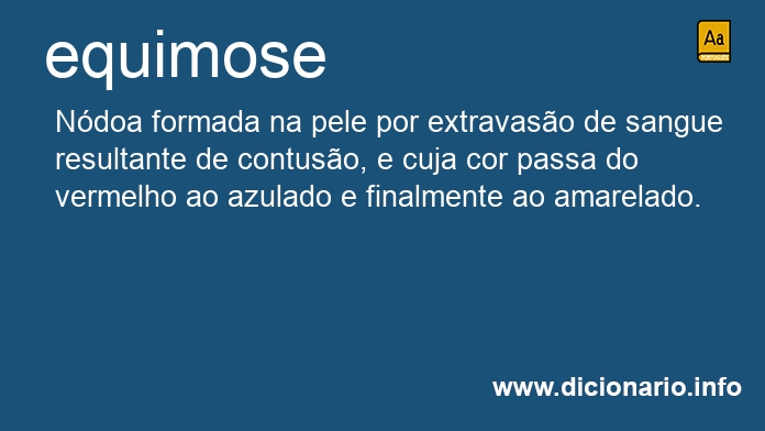 Significado de equimose