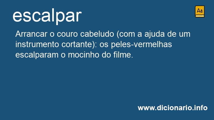 Significado de escalparam