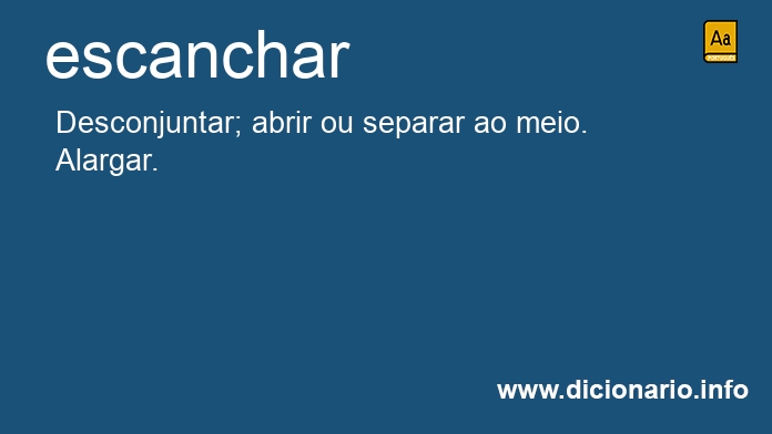 Significado de escanchamos