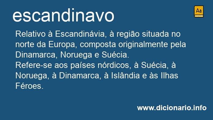 escandinavo  Dicionário Infopédia da Língua Portuguesa