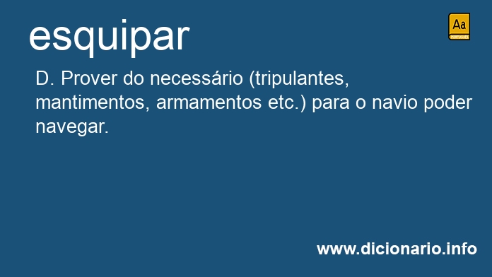 Significado de esquipam