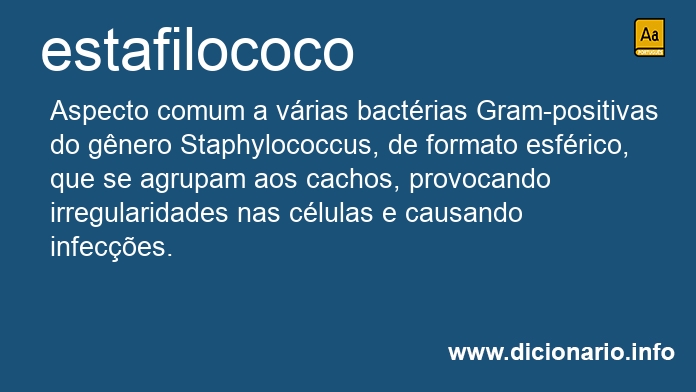 Significado de estafilococos