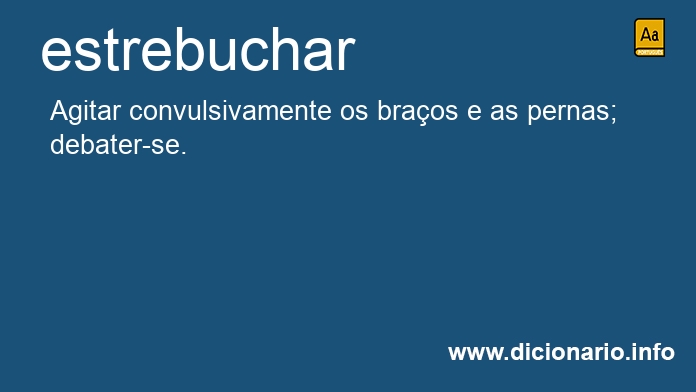 Significado de estrebucha