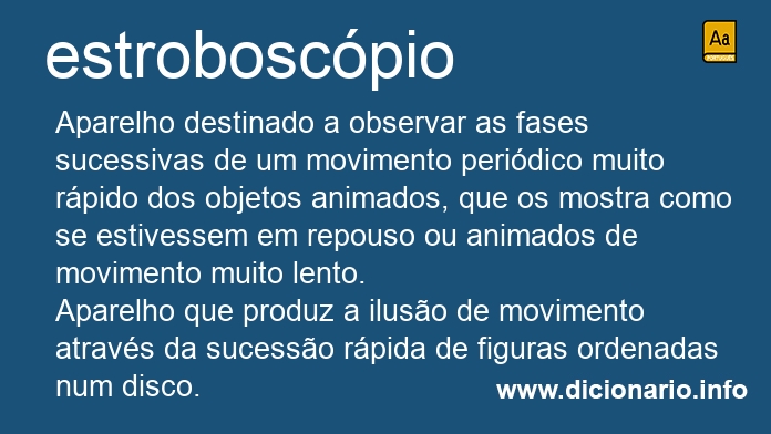 Significado de estroboscpios