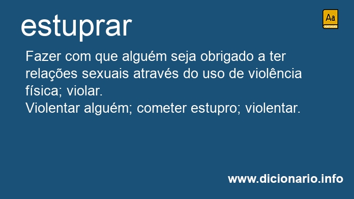 Significado de estupraras