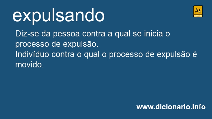 Significado de expulsandos