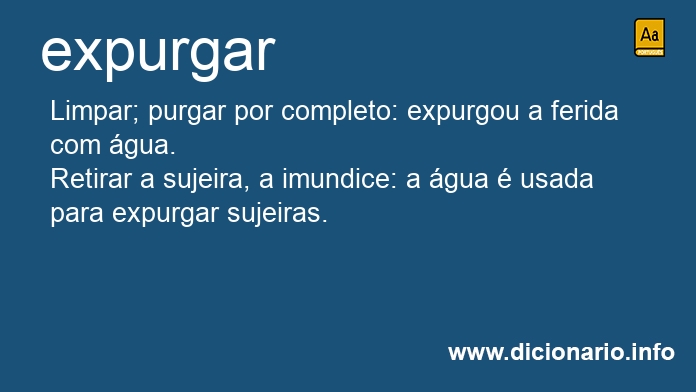 Significado de expurgara