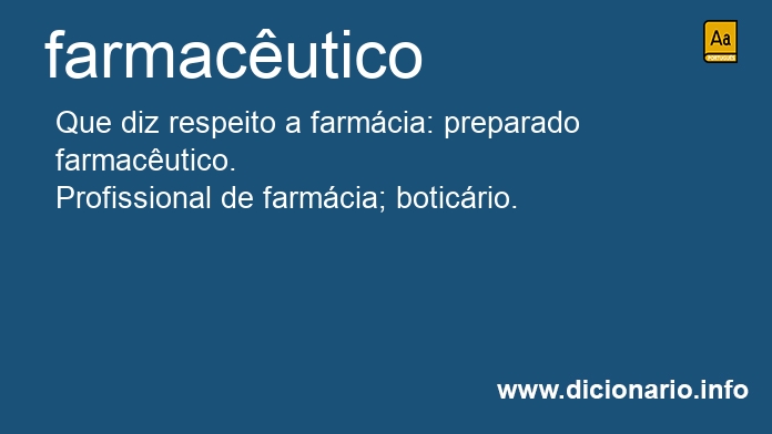 Significado de farmacuticos