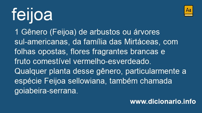 Significado de feijoa