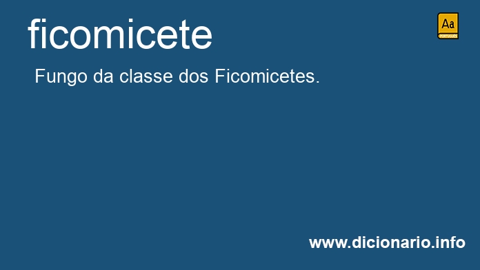 Significado de ficomicete