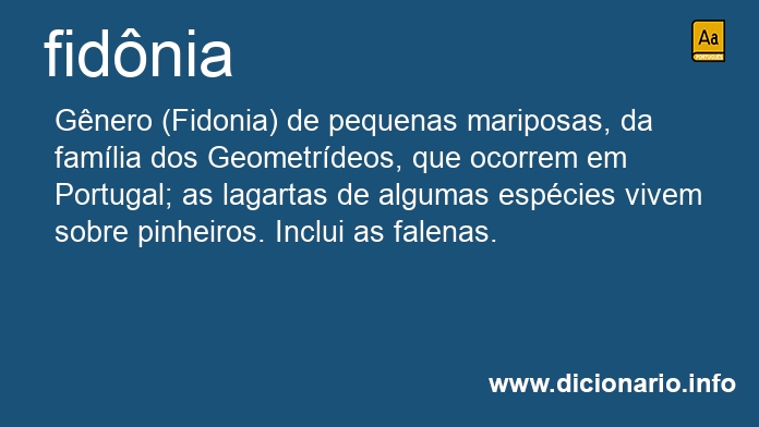 Significado de fidnia