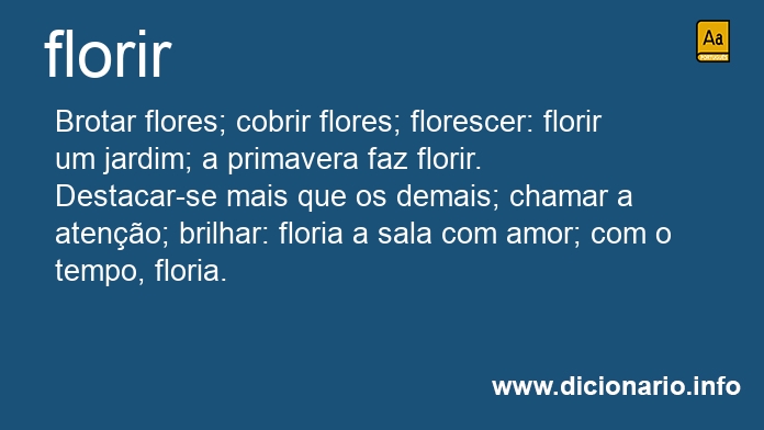 Significado de florido