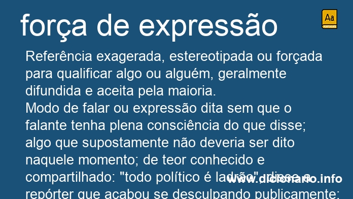 Significado de fora de expresso