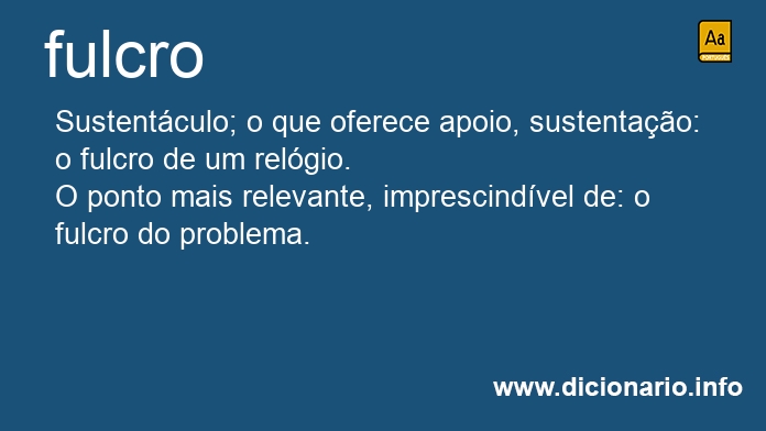 Significado de fulcros