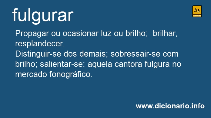 Significado de fulguraremos