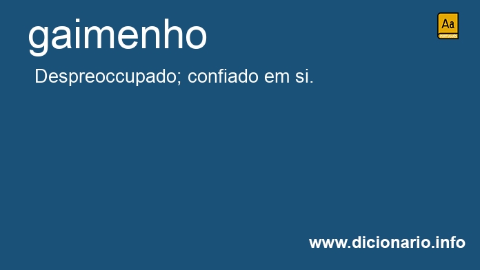 Significado de gaimenho