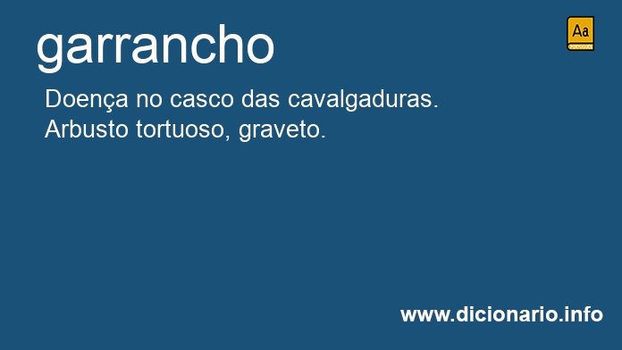 Significado de garranchos