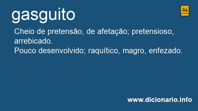 Significado de gasguito