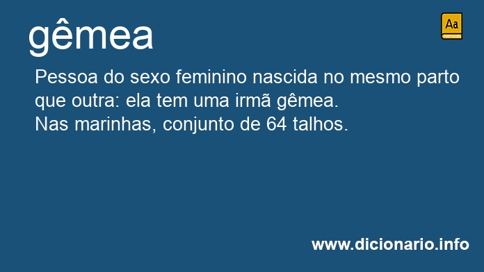 Significado de gmea