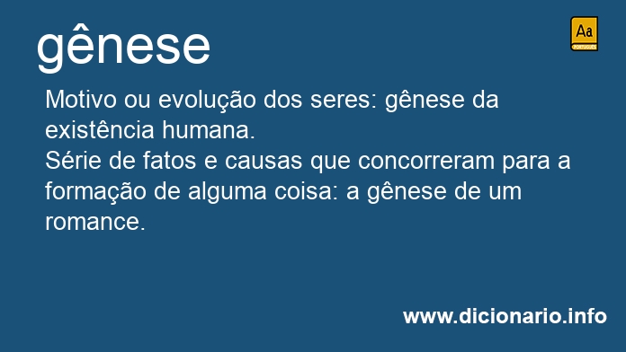 Significado de gnese