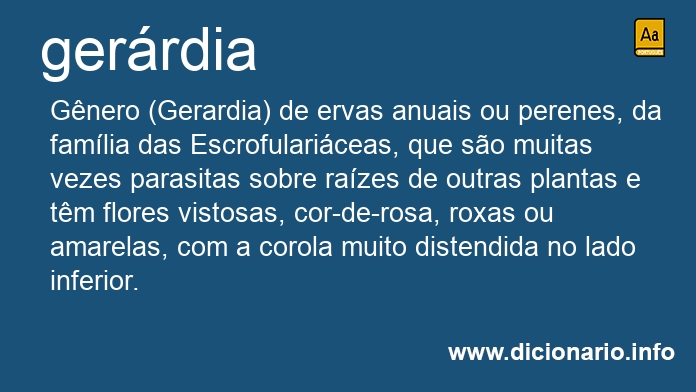 Significado de gerrdia