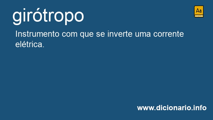 Significado de girtropo