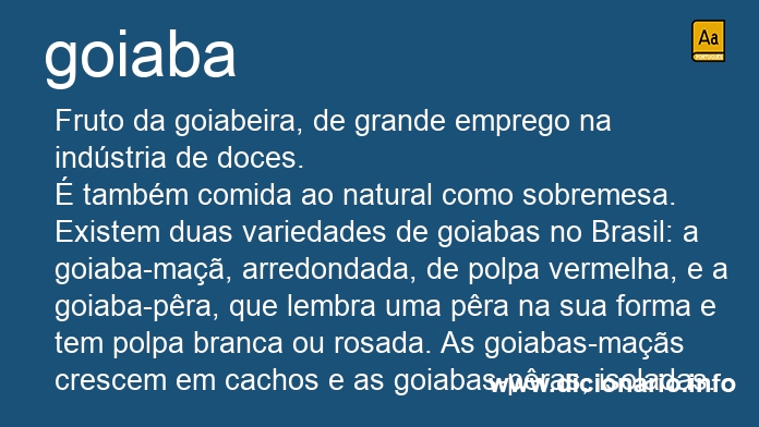 Significado de goiabas