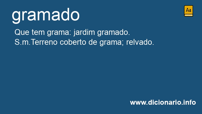 Significado de gramado