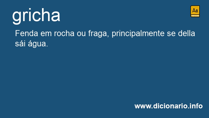 Significado de gricha