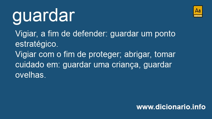 Significado de guardarem