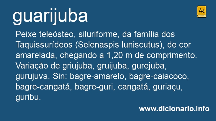 Significado de guarijuba