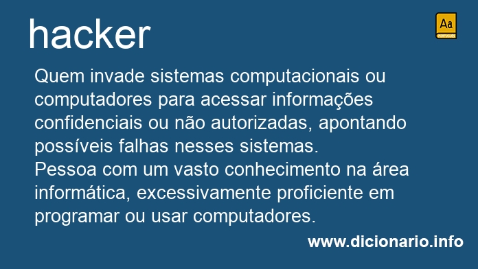 SIGNIFICADO DE HACKER!