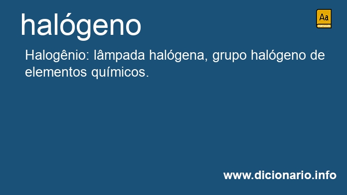 Significado de halgena