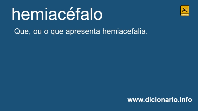 Significado de hemiacfalo