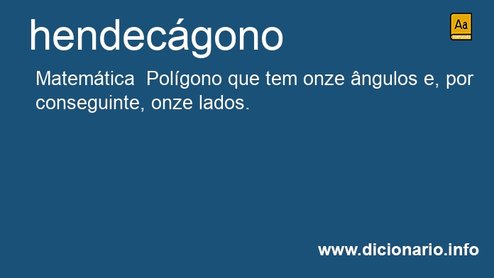 Significado de hendecgono